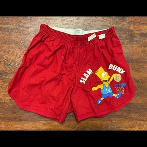 Vintage bart Simpson shorts 1 of a kind rare